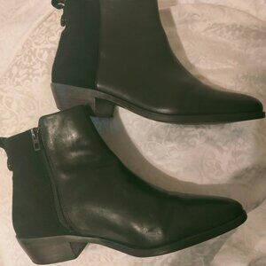 Coach Carmen Leather Suede Ankle Boots Size 10
